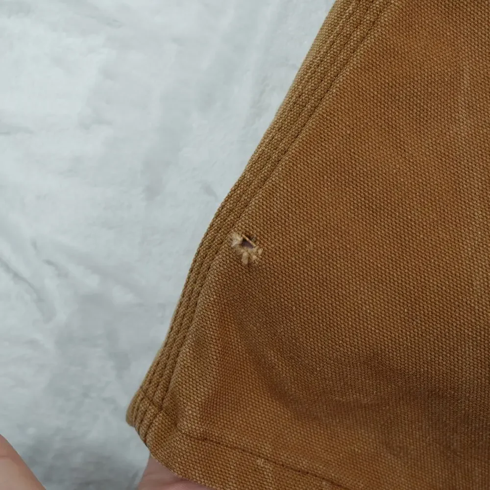 Dickies Carpenter Pants Mens 34x30 Brown Canvas Workwear‎ Utility Patina Rugged